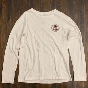 Vans long sleeve T-shirt.  Youth size S, white